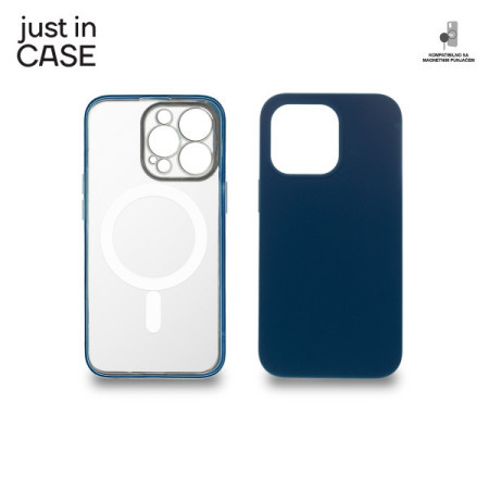 Just in case 2u1 extra case mag mix plus paket plavi za iPhone 13 Pro ( MAGPL106BL )