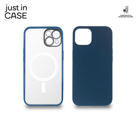 Just in case 2u1 extra case mag mix plus paket plavi za iPhone 14 ( MAGPL108BL )