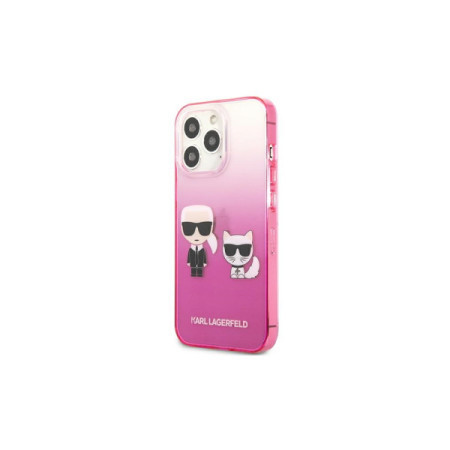 Karl Lagerfeld futrola za iPhone 13 pro max pink karl &amp; choupette head gradient ( GSM114869 ) - Img 1