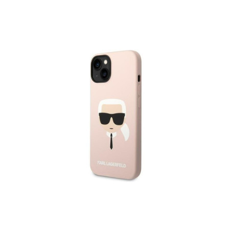 Karl Lagerfeld futrola za iPhone 14 pink karl head ( GSM167628 )