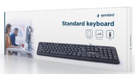 KB-U-103-YU ** Gembird Standardna tastatura SRB (YU) layout black USB (404)