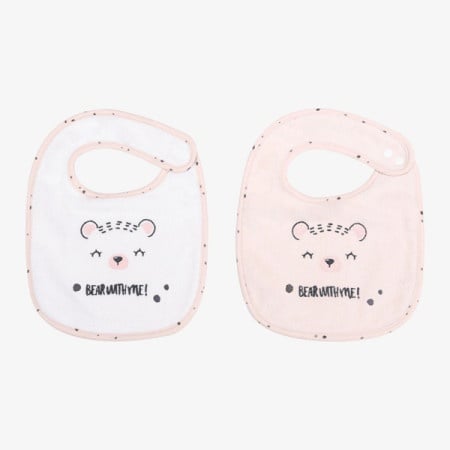 Kikka Boo Portikle od frotira set 2 kom Bear with Me Pink ( KKB14065 )