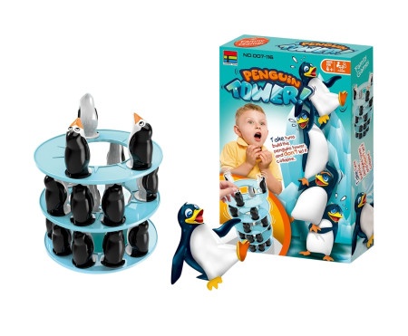 Kingso toys, društvena igra, toranj sa pingvinima ( 882355 )