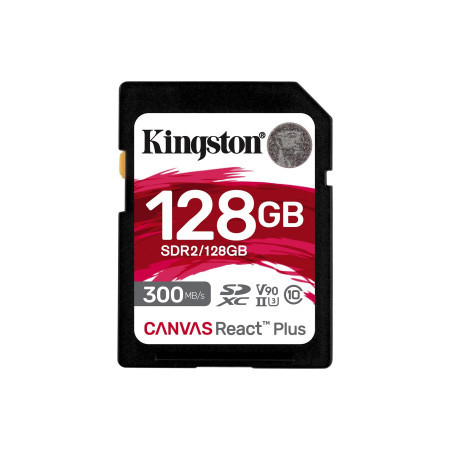 Kingston 128GB, SD canvas react plus ( SDR2/128GB ) - Img 1
