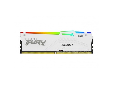 Kingston 32gb/dimm/ddr5/5600mhz/cl36/fury beast white rgb expo Memorija ( KF556C36BWEA-32 )