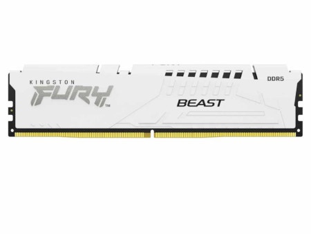 Kingston 32gb/dimm/ddr5/5600mhz/cl40/fury beast white xmp memorija ( KF556C40BW-32 )