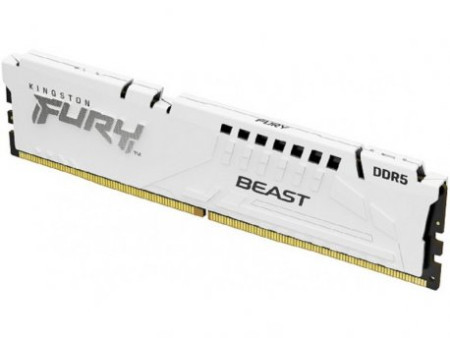 Kingston DDR5 16GB 5600MHz CL40 [fury beast] White XMP memorija ( KF556C40BW-16 )