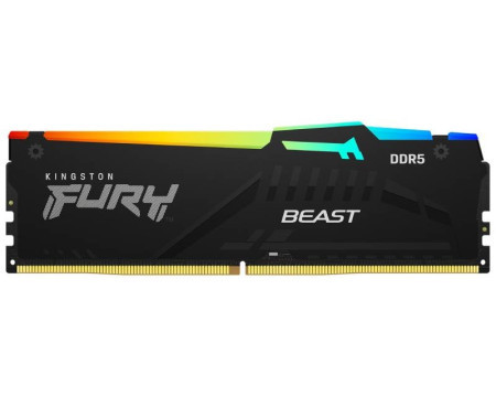 Kingston DIMM DDR5 32GB 6000MT/s KF560C36BBEA-32 fury beast RGB expo memorija - Img 1