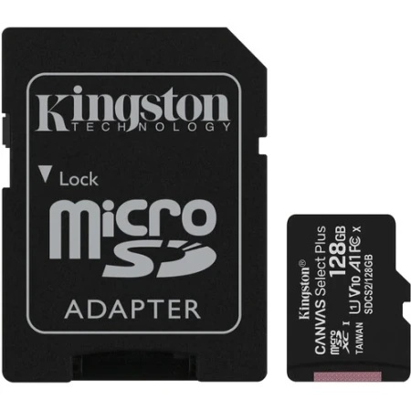 Kingston Micro SD 128GB+SD adapter ( 83015 )