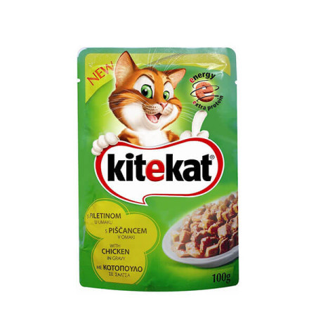 Kitekat extra kesa piletina 100g ( 00024 )