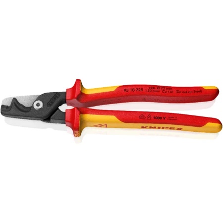 Knipex 95 18 225 StepCut XL Izolovane makaze za kablove VDE 1000V 225mm ( 95 18 225 )