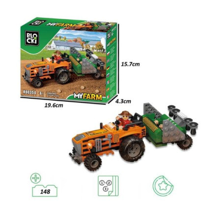Kocke blocki - traktor 148pcs ( 76/0354 ) - Img 1