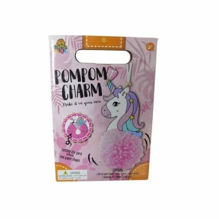 Kreativni set napravi svoj privezak za kljuceve pompom unicorn ss-19-6001 ( 63/71371 )