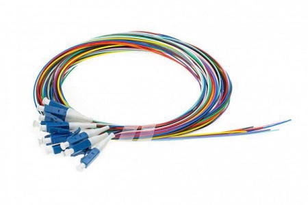 LanPlus 12-colour code Pigtails SC/UPC G.657.A1, (12pcs) 1.5m ( 5789 )