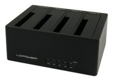 Lc power lc-dock-u3-4b usb3.0/esata 4x hdd/ssd black hdd docking ( 17216 )