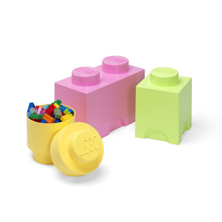 Lego kutije za odlaganje set (3 kom): pastelne boje ( 40140802 )