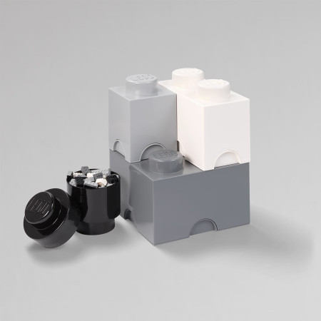 Lego kutije za odlaganje set (4 kom): crna, siva, bela ( 40150003 )
