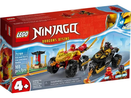 Lego ninjago kai and rass car and bike battle ( LE71789 )