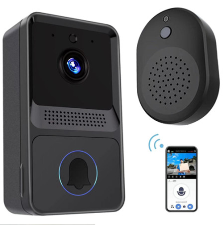 Lenene hdb-002 720p smart tuya app control doorbell with dingdong ( 400-1059 ) - Img 1