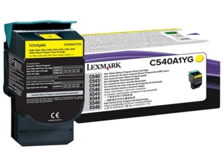 Lexmark toner C54x, X54x return program/žuta ( C540A1YG )