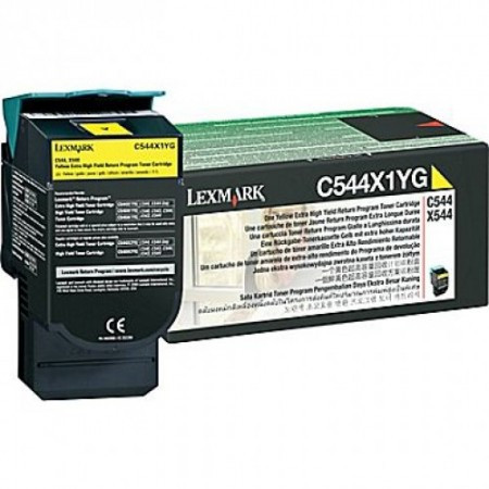Lexmark toner yellow 4K ( C544X1YG )