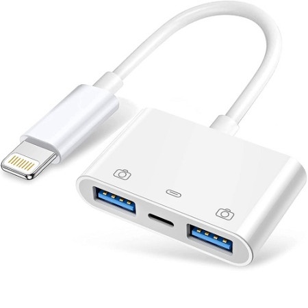 Lightning čitač kartica 3u1 2xUSB+Lightning ( 11-354 )