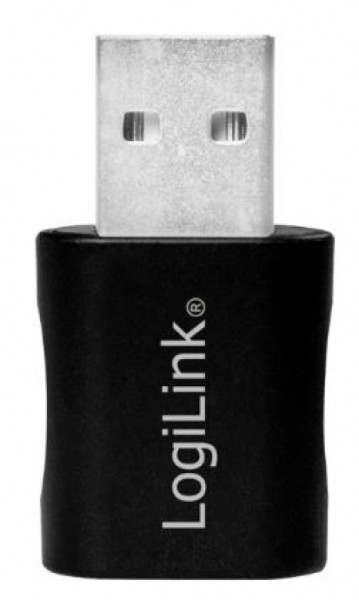 Logilink USB Audio Adapter black 1x3.5mm ( 2567 ) - Img 1