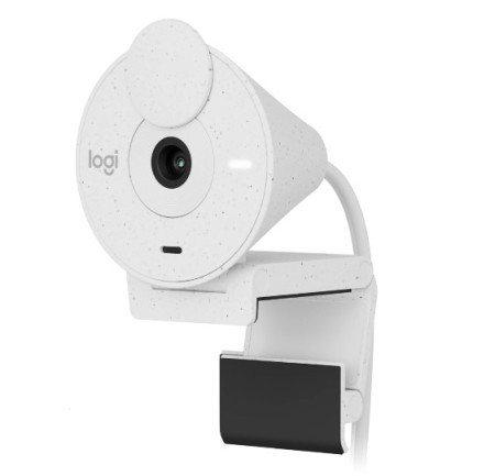 Logitech brio 300 white webcam