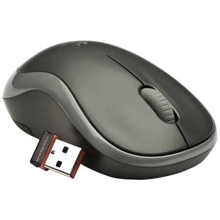 Logitech M185 wireless mouse swift grey EWR2 ( 910-002235 )  - Img 1