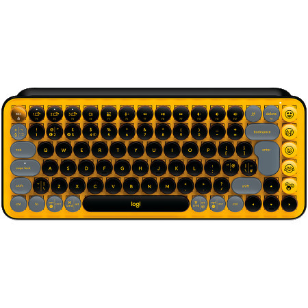Logitech POP keys bluetooth mechanical keyboard - BLAST YELLOW - US INTL ( 920-010735 )