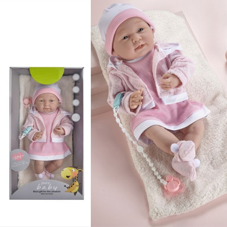 Lutka beba sa kapicom i čarapicama ( 61/72388 )