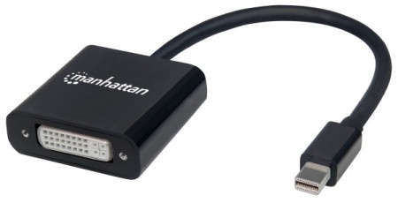 Manhattan 152549 Mini DisplayPort/M - DVI-D 24+5/F 4K Adapter -1