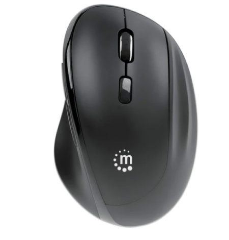 Manhattan Ergonomic 190237, black miš Wireless