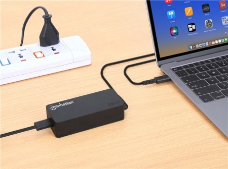 Manhattan USB-C Power Delivery Laptop Charger - 65 W ( 0001370321 )