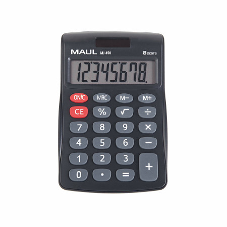Maul stoni kalkulator MJ 450 junior, 8 cifara crna ( 05DGM2450B ) - Img 1