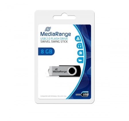 MediaRange 8GB Flexy drive MR908 USB 2.0 flash memorija ( UFMR909/Z ) -1