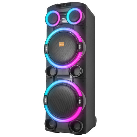 Mikado MD-104KP 200W, 12V 14000mAh USB, Bluetooth, micro SD crni Zvucnik