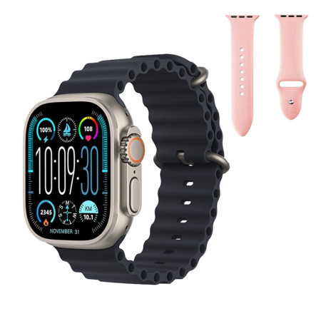 Moye Kronos 4 Smart Watch Black/Pink ( 055059 )