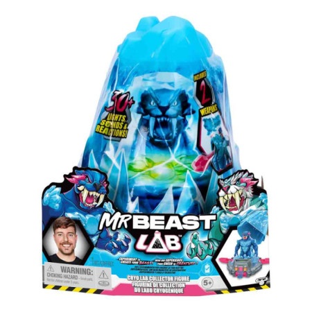 Mrbeast lab single pk cryo lab collector figure exclusive ( ME24742 )