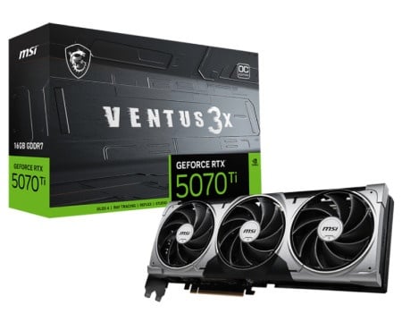 Msi nvidia geforce rtx 5070 ti 16g ventus 3x oc grafička karta