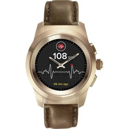 MyKronoz zetime pet P.GO/BR leather smartwatch