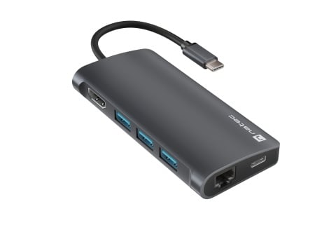 Natec fowler 2 v2, usb type-c 8-in-1 multi-port adapter ( NMP-2162 )