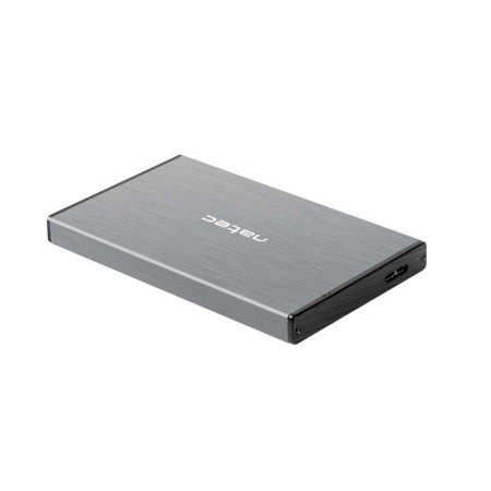 Natec Rhino go HDD/SSD external enclosure 2.5" aluminium, grey ( NKZ-1281 )