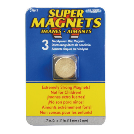 Neodijumski magnet 18x3mm 3 kom. ( BN205018 )