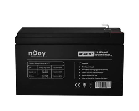 Njoy GPL09122F baterija za UPS 12V 9Ah (BTVACIUOCTO2FCW02B)