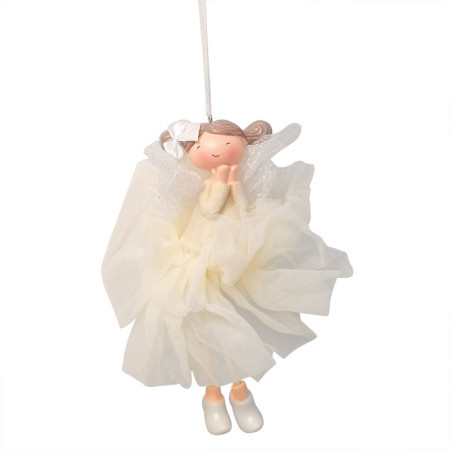 Novogodišnji ukras anđeo u tutu haljinici ( 045305 )