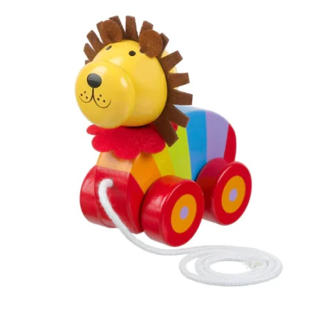 Orange Tree Toys Drvena vozalica - lav na povlačenje ( OTT09445 )