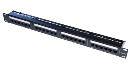 Owire Patch panel 19"/1U Cat6/24 port