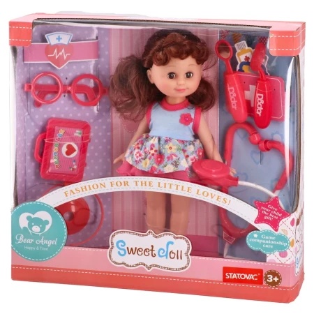 Ozzo boneca lutka set lutka doktor sweet doll ( 858225 )