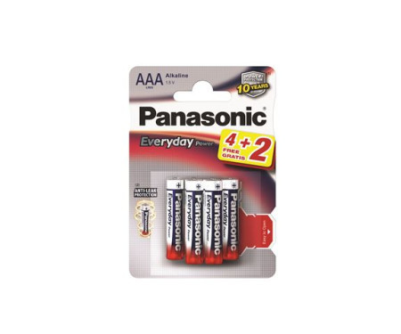 Panasonic baterije LR03EPS/6BP -AAA 6kom alkaline everyday power ( 02390734 ) - Img 1